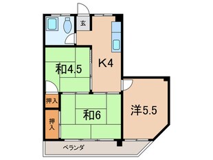 ミノルマンションの物件間取画像